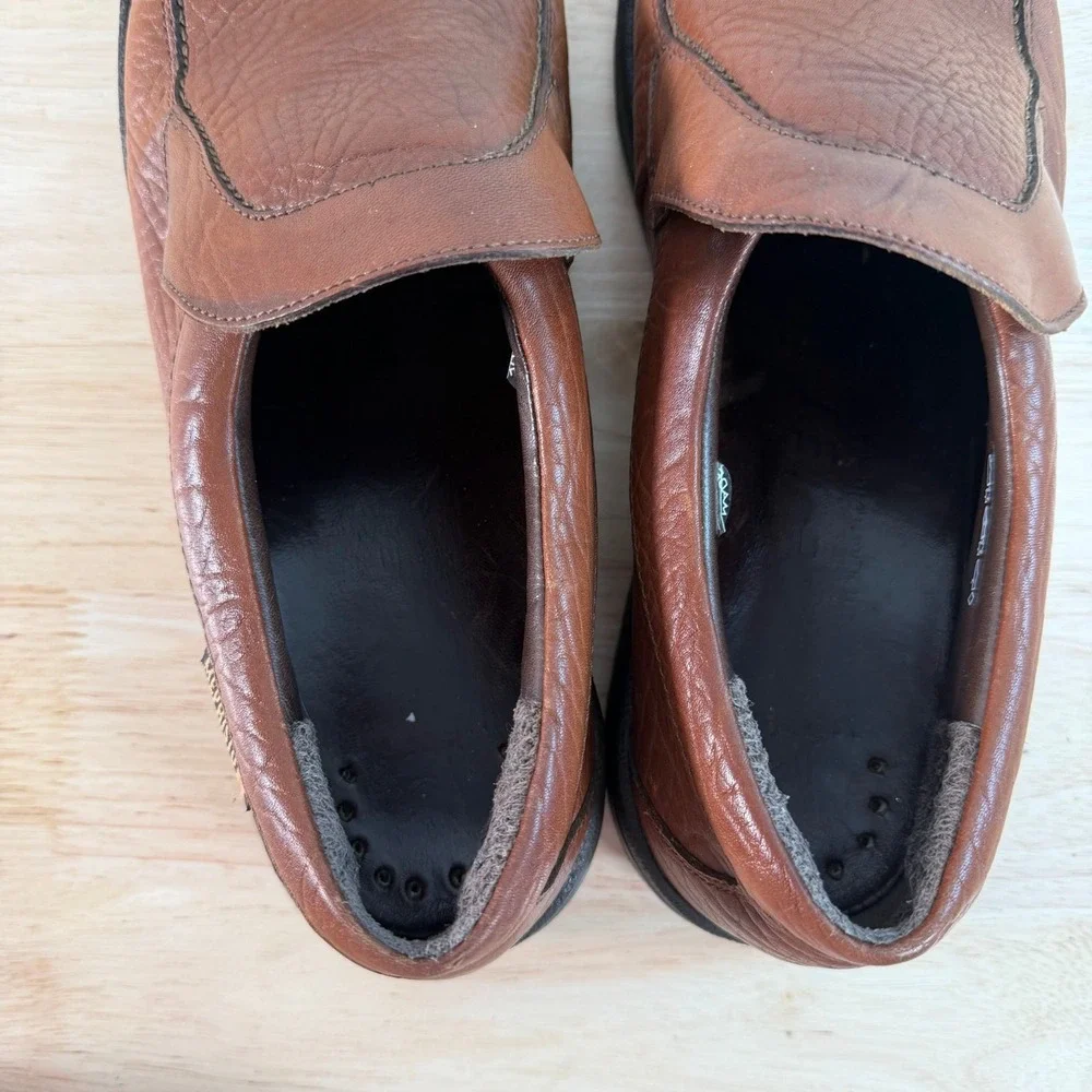 Mephisto Loafers Men's Dark Brown Leather Slip-On Round Toe Casual - 11.5